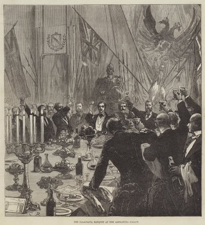 The Balaclava Banquet at the Alexandra Palace by Sir John Charles Robinson